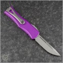 (#703-10VI) Microtech Violet Hera S/E Stonewash Plain - Back