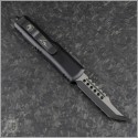(#719-1TS) Microtech UTX-85 Hellhound Tanto Black Tactical Standard - Back