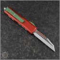 (#719W-1CMAS) Microtech Candycane UTX-85 Warhound White Plain - Back