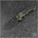 (#ADV-Jav-OD) ADV Tactical Javelin OD Green Black Blade - Front
