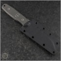 (#BSC-AMER-001) Blackside Customs Americana Gray Matter Wharncliffe Ti Handle - Back
