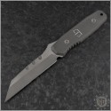 (#BSC-AMER-001) Blackside Customs Americana Gray Matter Wharncliffe Ti Handle - Front
