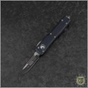(#CA148-1) Microtech CA Legal UTX-70 S/E Black Plain - Front