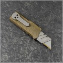 (#CK-CHUB-OTF-004) Chaves Knives Tan CHUB OTF Cross Hatch - Back