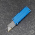 (#CK-CHUB-OTF-008) Chaves Knives CHUB OTF Blue Satin Black Hardware - Front