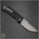 (#CK-PT229-BK-TE) Chaves Knives Protech Collab 229 Auto Tanto Black Handle - Back