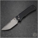 (#CK-PT229-BK-TE) Chaves Knives Protech Collab 229 Auto Tanto Black Handle - Front
