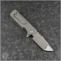 (#CK-TAK-DP-Ti) Chaves Knives T.A.K. Titanium Drop Point - Back