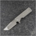 (#CK-TAK-DP-Ti) Chaves Knives T.A.K. Titanium Drop Point - Front