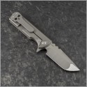 (#CK-TAKI-DP) Chaves Knives T.A.K. Integral Titanium Drop Point - Back