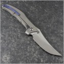 (#CKF-Persian) Custom Knife Factory Peter Rassenti Persian Integral Titanium - Back