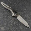 (#CLK-2D-DLC) Chapman Lake Knives CLK-2D DLC Handle Satin Blade - Back