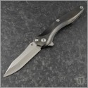 (#CLK-2D-DLC) Chapman Lake Knives CLK-2D DLC Handle Satin Blade - Front