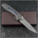 (#CT-Chest-01) Cultrotech Chest S/E Stonewash Plain - Blue Micarta - Back