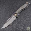 (#CT-MT-Svarn2) Cultrotech Knives Midtech Svarn II CF / Ti - Front