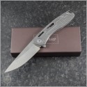 (#Cultro-Ares-001) Cultrotech Knives Ares Stonewash Plain - Front
