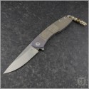 (#Cultro-Ares-002-C) Cultrotech Knives Customized Ares Stonewash Plain - Front