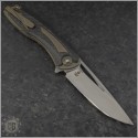 (#Cultro-SV3-BR) Cultrotech Knives Midtech Svarn III CF / Bronze Ti - Back