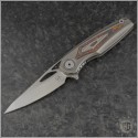 (#Cultro-Sirius-R) Cultrotech Knives Sirius Red Carbon Fiber - Front