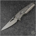 (#Cultro-Sirius-W) Cultrotech Knives Sirius White Carbon Fiber - Front