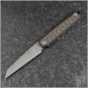 (#Cultro-Slim-002) Cultrotech Knives Slim Slipjoint Carbon Fiber - Front