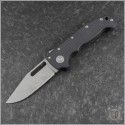(#DK-MGAD20-BK) Demko Knives MG AD20 G-10 Scales - Black - Front