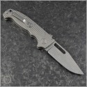 (#DK-MGAD20-TexTi) Demko Knives MG AD20 Textured Titanium - Back