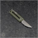 (#DRD-KTO-03) D Rocket Design KatanoO Manual OTF Green G-10 Handle - Back