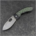 (#DRD-LL-05) D Rocket Design Lum Leaf Green Black CF Inlay Stonewash Plain - Front