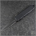 (#GT-113612) Guardian Tactical Recon-040 Dark Stonewash S/E Part Serrated - Front