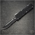 (#GT-16-3212) Guardian Tactical Apex EDC Two-Tone Black S/E Part Serrated - Front