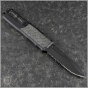 (#GT-92112) Guardian Tactical Recon-035 CF Inlay Tactical Black S/E Serr - Back
