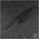 (#GT-93112) Guardian Tactical Recon-035 Black Tactical S/E Serrated - Front