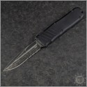 (#GT-93612b) Guardian Tactical Recon-035 Dark Stonewash S/E Part Serrated - Front