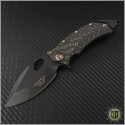 (#GUA-CONIX-82111) Guardian Tactical Conix Carbon Fiber Black Standard Tactical w/ Bronzed Hardware - Front