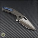 (#H009-DC) Heretic Knives Martyr Carbon Fiber Double Clad Blade - Back