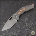 (#H011-TI-3A-CS) Heretic Knives Geared Cinder Scarred Martyr Auto T/E Double Blast - Front