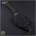 (#HER-Chimera-ODGreen) Heretic Knives Chimera Neck Knife w/ OD Green cord - Additional View