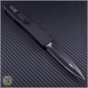 (#HG-0014) Microtech Ultratech D/E Black Partially Serrated Tactical - Back