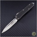 (#HG-0020) Microtech Gunmetal Daytona S/E Satin - Front