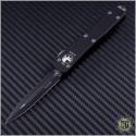(#HG-0021) Microtech UTX-70 D/E Black Plain - Front