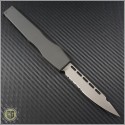 (#HG-0029) Microtech Halo II Bead Blast Partially Serrated - Back