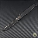 (#HG-0031) Microtech Halo III Black Tactical - Front
