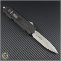 (#HG-0035) Microtech Scarab D/E Bead Blast Fully Serrated - Back