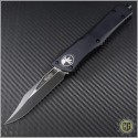 (#HG-0044) Microtech Combat Troodon Black Bowie Standard Tactical - Front