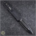(#HG-0091) Microtech Scarab D/E Black Fully Serrated - Back