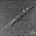 (#HG-0146) Microtech Combat Talon III D/E Black Plain - Front
