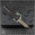 (#HTK-COLO-005) Heretic Knives Custom Colossus Damascus T/E - Back
