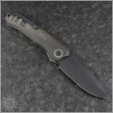 (#HTK-H000-4A-JADEUCF) Heretic Knives Wraith Auto Jade Bolster CF Handle - Back