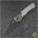 (#HTK-H000-Blizz-FTi) Heretic Knives Wraith Auto DLC Blizzard Worn Handle - Front